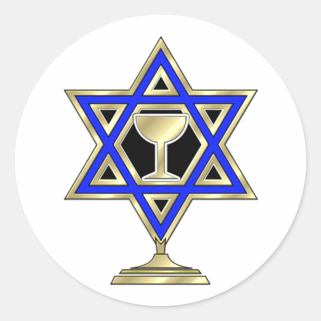 Adesivo Estrela Judaica (Frente)