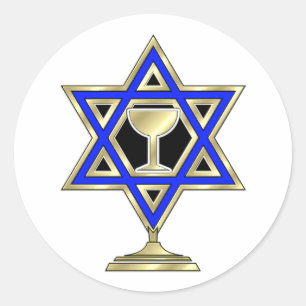 Adesivo Estrela Judaica