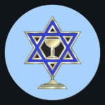 Adesivo Estrela Judaica<br><div class="desc"></div>