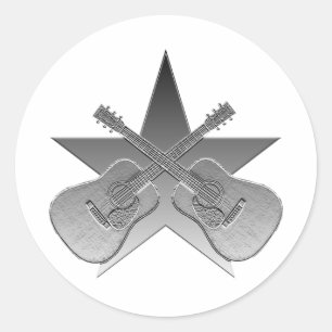 Adesivo Estrela metálica de Martin D28