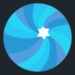 Adesivo Estrela Nadada Moderna de David Bar Mitzvah Colorf<br><div class="desc">Um adesivo perfeito para um morcego mitzvah, bar mitzvah ou outra celebração judaica! A mão fez arte para você. TOTALMENTE PERSONALIZÁVEL! Clique em "editar usando a ferramenta design" para adicionar texto e ajustar as fontes, cores e posicionamentos. OBRIGADO POR APOIAR ARTISTAS INDEPENDENTES! Todos os trabalho de arte e designs são...</div>