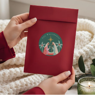 Adesivo Estrela Natal Da Natividade Religiosa De Belém