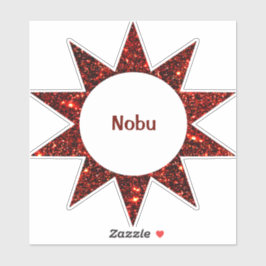 Adesivo Estrela Personalizada