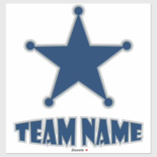 Adesivo Estrela Personalizada Única Personalizada