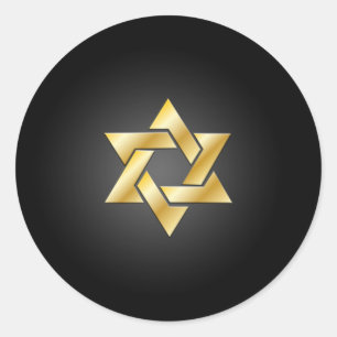 Adesivo Estrela PixDezines de fundo david/faux gold/DIY