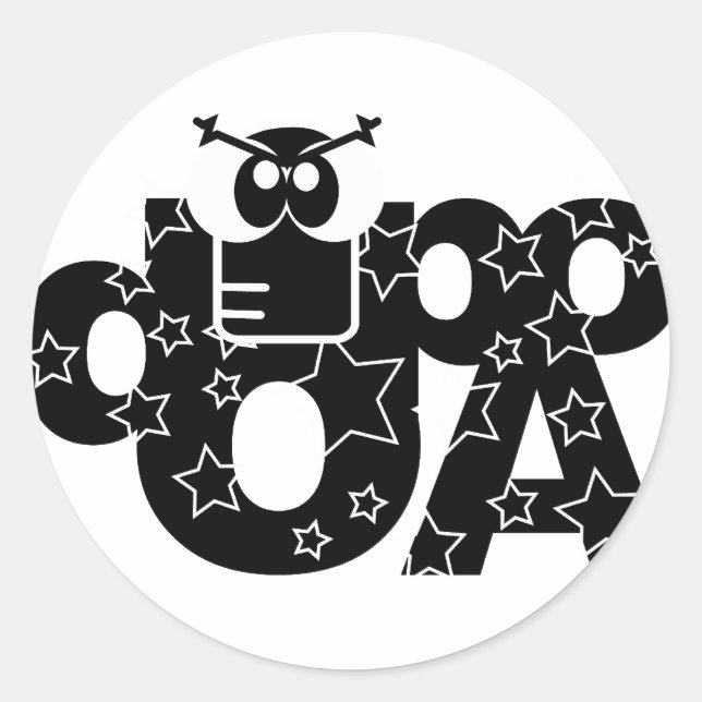 Adesivo Estrela preta de Dopao (Frente)