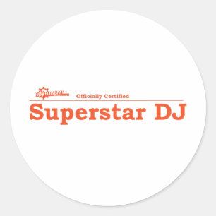 Adesivo Estrela super DJ certificada