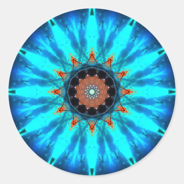 Adesivo Estrela Tropical Mandala (Frente)