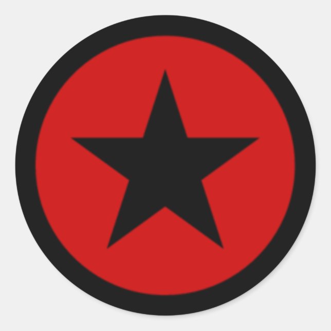 Adesivo Estrela Vermelha (Frente)