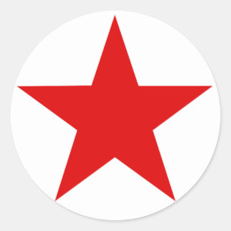 Adesivo Estrela Vermelha