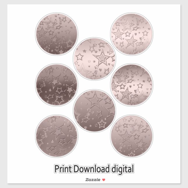 Adesivo Estrelas, adesivos, coração, casamento, noivado (Folha)