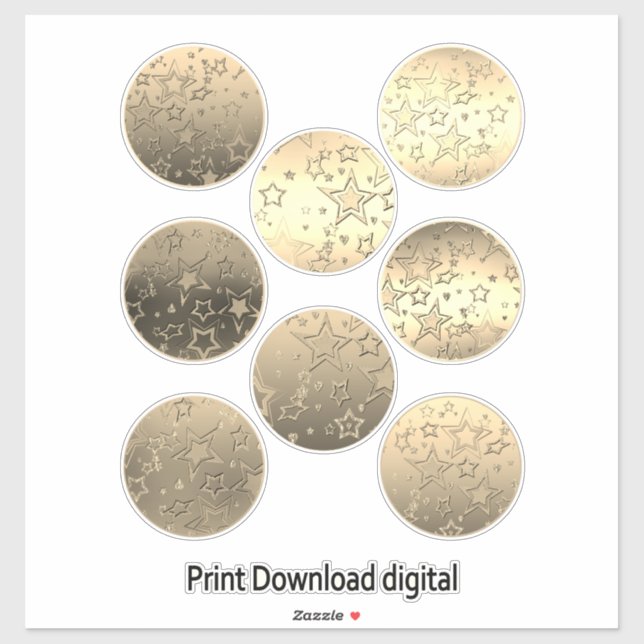 Adesivo Estrelas, adesivos, coração, casamento, noivado (Folha)