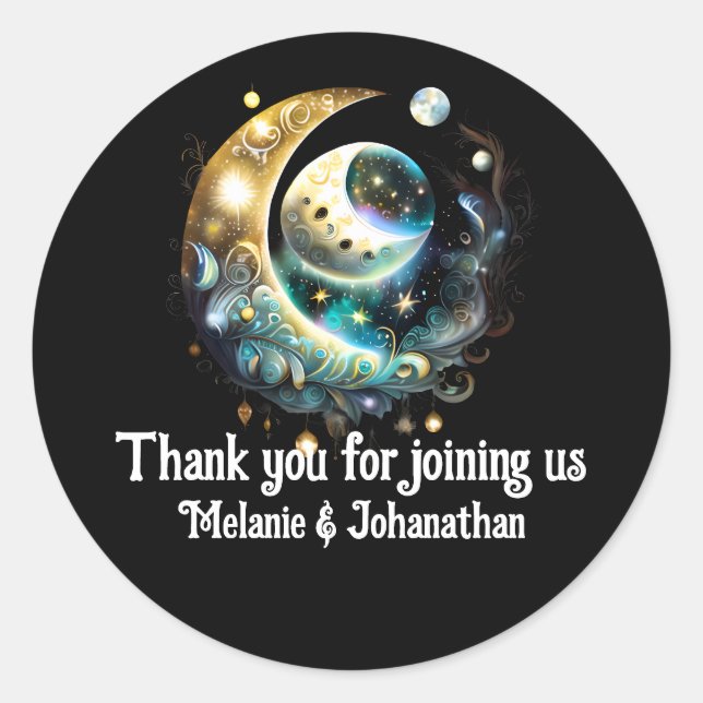 Adesivo Estrelas da Lua estreladas noites quentes (Frente)