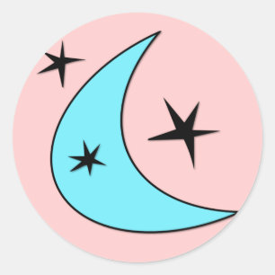 Adesivo Estrelas de Boomerang Retro