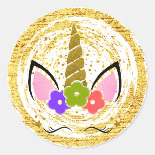 Adesivo Estrelas de Glitter Sparkle Douradas de Nascimento