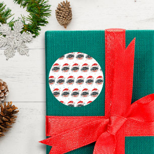 Adesivo Estrelas de Natal da Raça Canina Pekingese