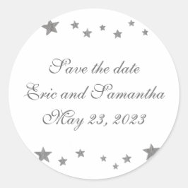 Adesivo Estrelas de Prata, Salve os adesivos, casamentos