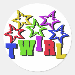 Adesivo Estrelas do Twirl