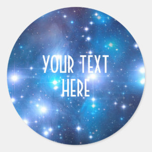 Adesivo Estrelas do Universo Azul + suas ideias