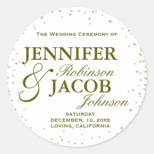 Adesivo Estrelas Dourados dos confetes do brilho