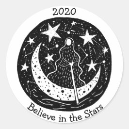 Adesivo Estrelas e constelações Charon atravessando o rio 