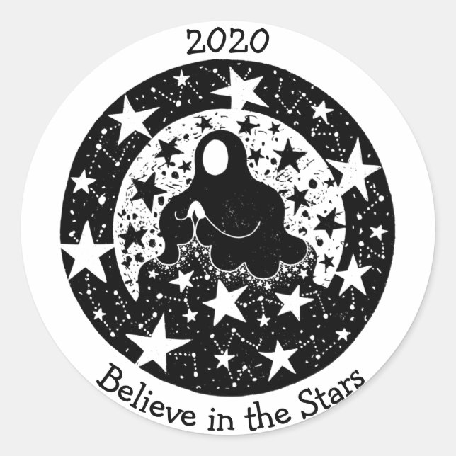 Adesivo Estrelas e constelações Dream Weaver B/W (Frente)