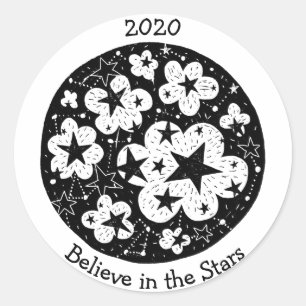 Adesivo Estrelas e constelações Popcorn Blossomas Nuvens B