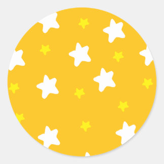 Adesivo Estrelas felizes Laranja