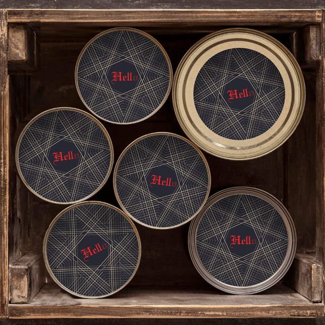 Adesivo Estrelas Góticas Formas Escuras Legal Halloween Pr (Criador carregado)