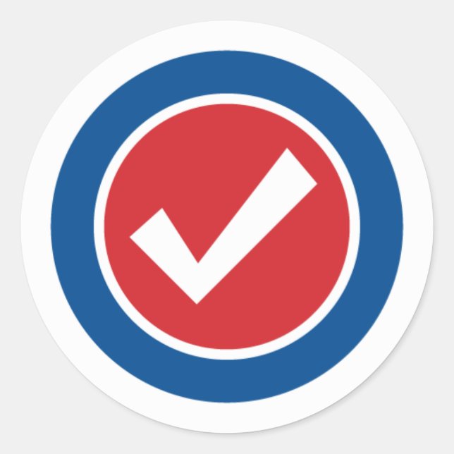 Adesivo Estrelas n Stripes 32 - Círculo (Frente)