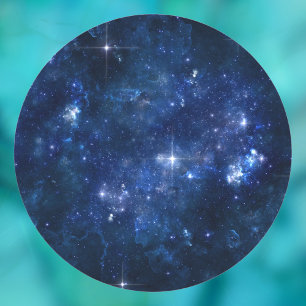 Adesivo Estrelas no Céu Escuro, Arte de Texto DIY Foto ou