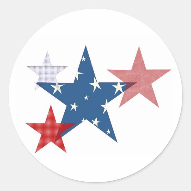 Adesivo Estrelas Patriotas (Frente)