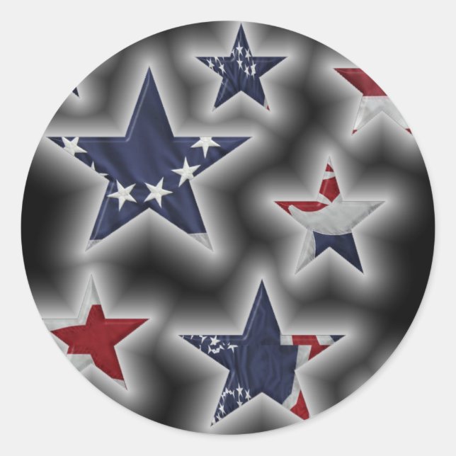 Adesivo Estrelas Patriotas (Frente)