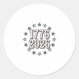 Adesivo Estrelas Patrióticas Vintage Vetor Design 1776 202