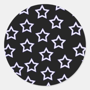 Adesivo Estrelas pretas