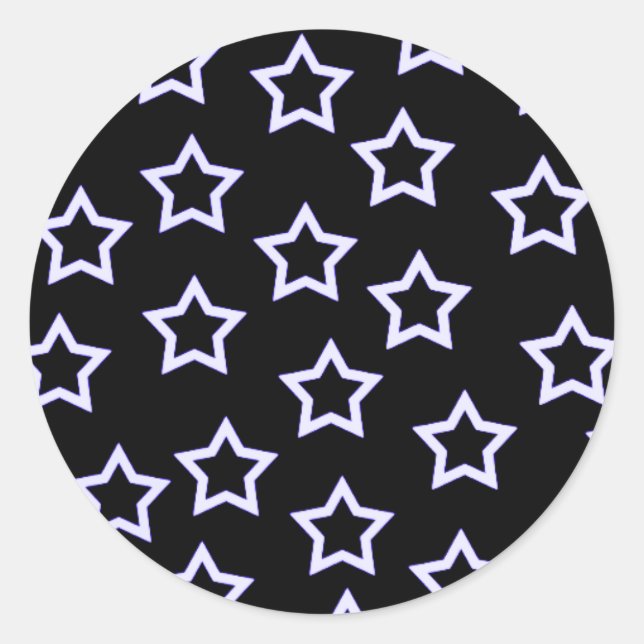 Adesivo Estrelas pretas (Frente)