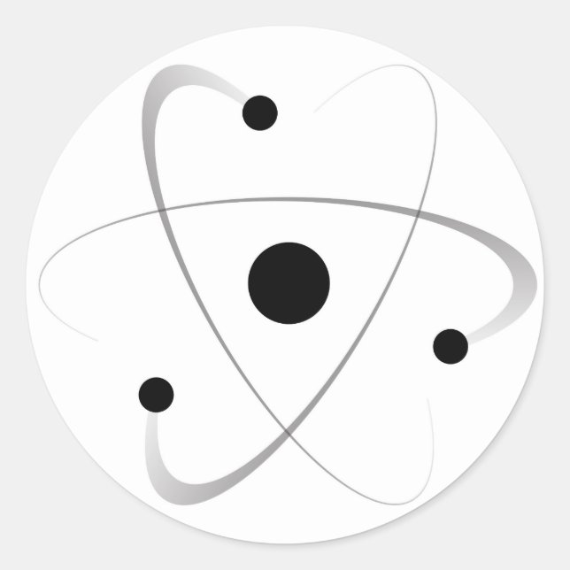 Adesivo Estrutura de Massa Atômica (Frente)