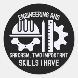 Adesivo Estudante de Engenharia, Diploma de Engenharia
