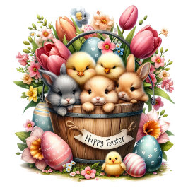 Adesivo estudante de folhetos fofinhos de coelho da Páscoa