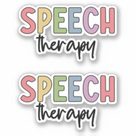 Adesivo Estudante de Patologia por Fala de Terapia SLP