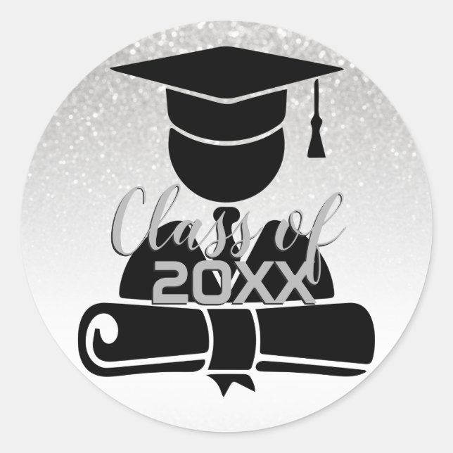 Adesivo Estudante Formando - Classe de 20XX (Frente)