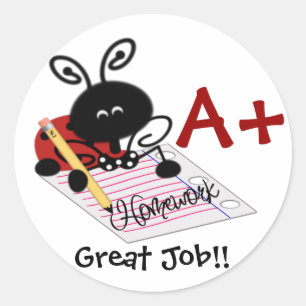 Adesivo Estudante Reward Ladybug Sticker