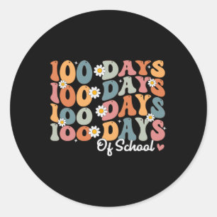 Adesivo Estudantes Do 100º Dia Meninas Curem 100 Dias De E