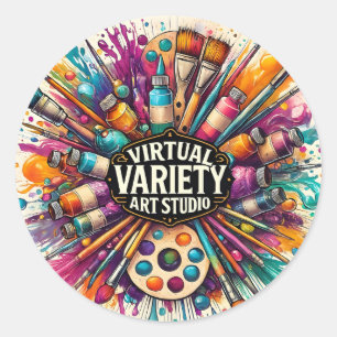 Adesivo Estúdio de Arte Virtual Variedade – Tinta Criativa