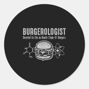 Adesivo Estudo Burgerologista De Churrasco Engraçado Para