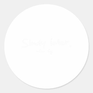 Adesivo Estudo de Coach Cig Mais Tarde