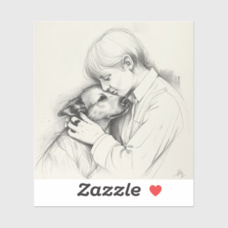 Adesivo Eternal Companions: Black & White Pet Bond Paintin