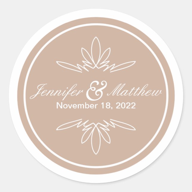 Adesivo Eterno Charm Wedding Stickers - Duna (Frente)