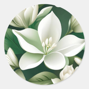 Adesivo Eterno Gardenia Padrão Floral