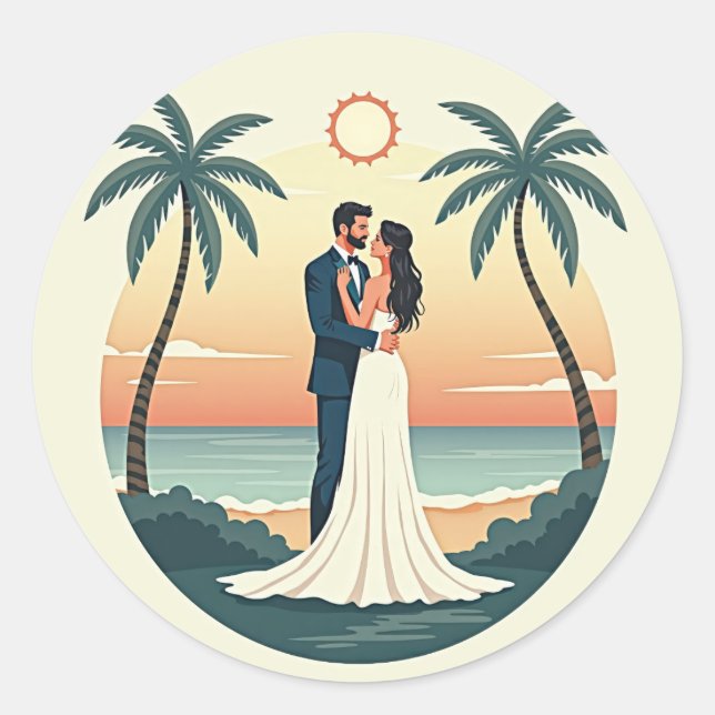 Adesivo Eterno Romance Wedding Sticker (Frente)